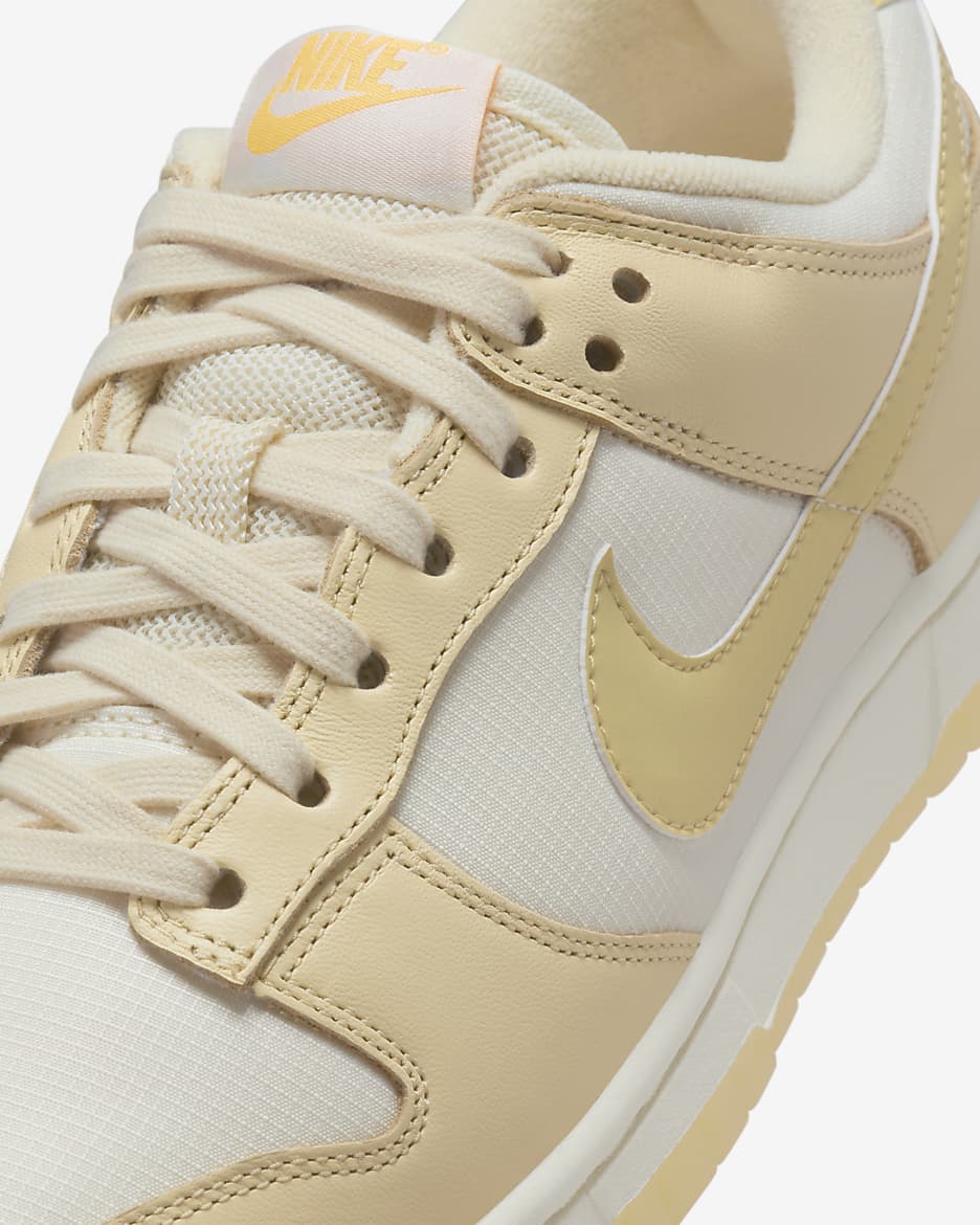 Gold nike dunks womens best sale